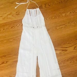 Free People Eyelet Summer Jumpsuit